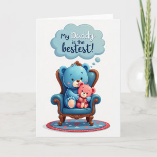 Rose Plush Fars Dag Scenkort Kort