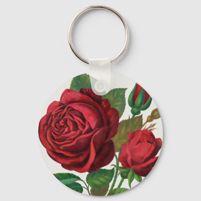 Rose Print Rochester Lithografiska- och Tryckeribo Nyckelring (Framsida)