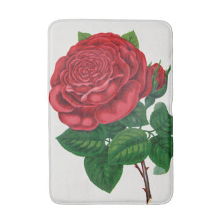 Rose Print Rochester Lithographing and Printing Co Badrumsmatta