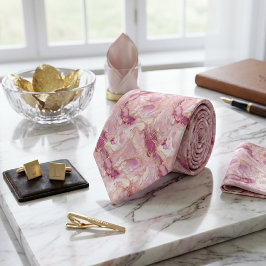 Rose Quartz & Guldmarmor Slips