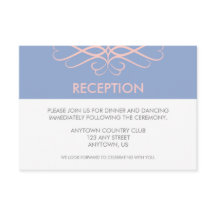 Rose Quartz och Blå, Eleganta utsmyckningar Bröllo