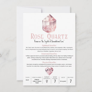 Rose Quartz Rosa Kristall Metafysisk Betydelse Inbjudningar