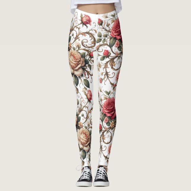 Rose Symphony Leggings (Framsida)