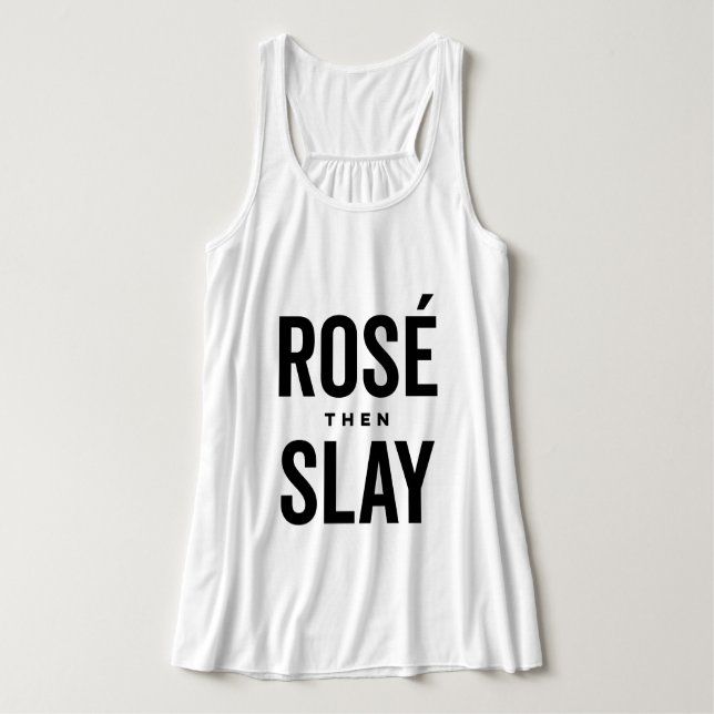 Rosé the Slay Linne Med Racerback (Design framsida)