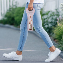 Rosé Vin Älskare isolerad kolerbag