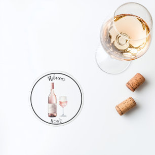 Rosé Vin Älskare Underlägg - Personlig Vin