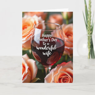 Rosé Vin Underbar Fru Kort
