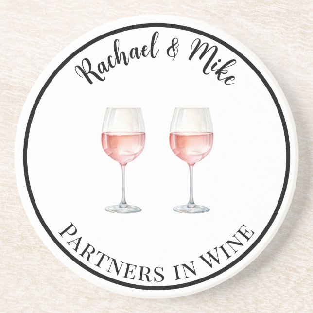 Rosé-vinpartnervin dryck  underlägg (Framsidan)