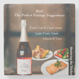 Rose Wine Pairing Guide/Mastering the Kitchen Stenunderlägg