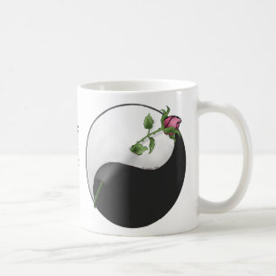 Rose Yin Yang Kaffemugg