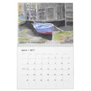 Roseann Meserve Maine Watercolor Calendar Kalender