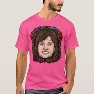 Roseanne Barr (blommad) T Shirt