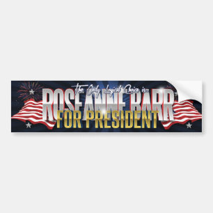RoseAnne Barr för president Bildekal