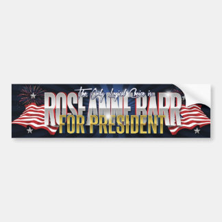 RoseAnne Barr för president Bildekal