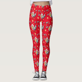 Roseanne Chicken - Funny Roseanne Tupp och Egg Leggings
