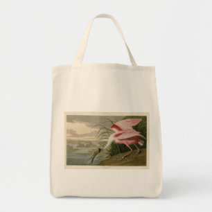 Roseat Spoonbill från Audubon's Birds of America Tygkasse