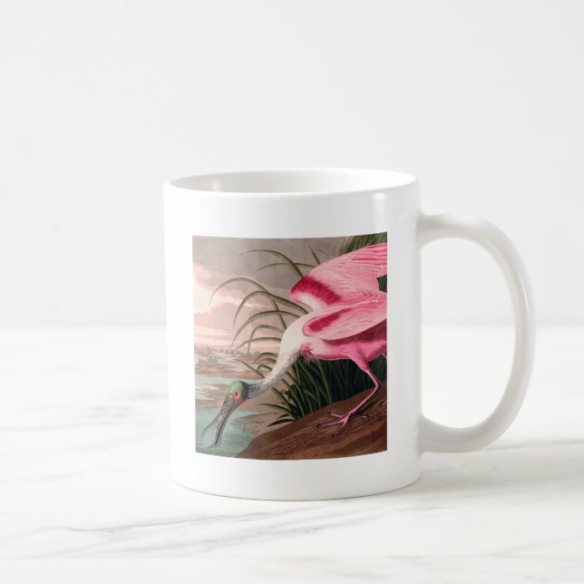 Roseate Spoonbill Audubon Bird Wildlife Kaffemugg (Höger)