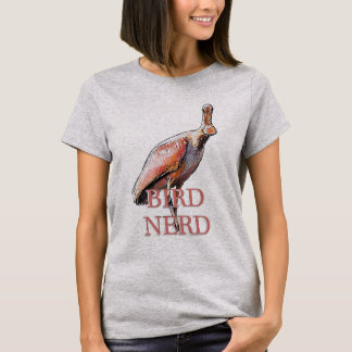 Roseate Spoonbill Bird Nerd T Shirt