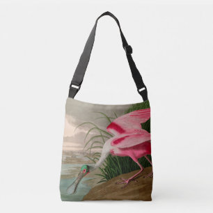 Roseate Spoonbill Birds of America Audubon Print Axelväska