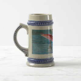 Roseate Spoonbill Grått/Blue 22 oz Stein Sejdel