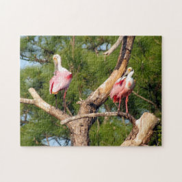 Roseate Spoonbill Jigszle Puzzle Pussel