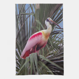 Roseate Spoonbill kökshandduk