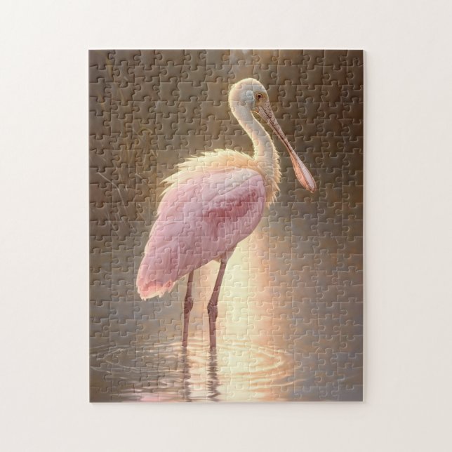 Roseate Spoonbill Pussel (Vertikal)