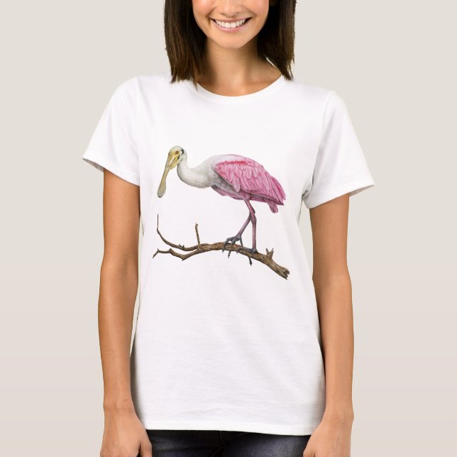 Roseate Spoonbill T-shirt (Framsida)