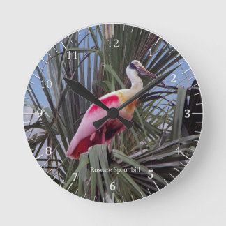 Roseatum-SpoonBill-klocka Rund Klocka