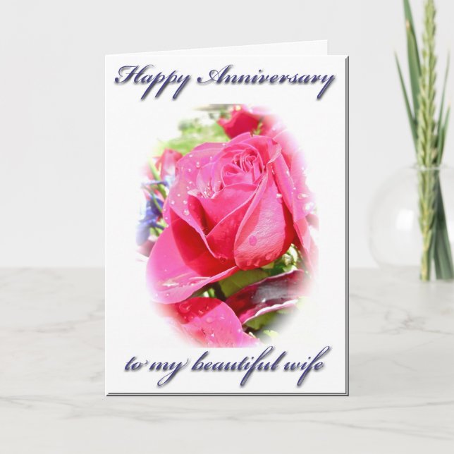 Rosebud Make Anniversary-kort Kort (Framsida)