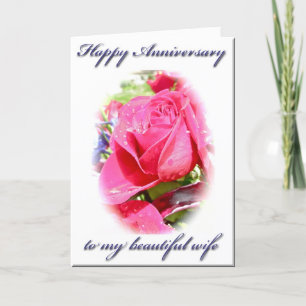 Rosebud Make Anniversary-kort Kort