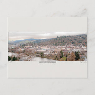 Roseburg Downtown och S Umpqua Vykort