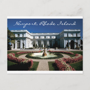 Rosecliff Mansion, vykort för Newport Rhode island