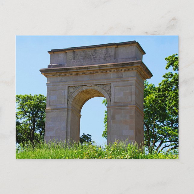 Rosedale World War I Memorial Arch, Kansas City Vykort (Framsida)