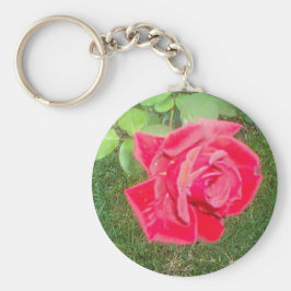 rosedel nyckelring
