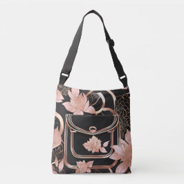 Rosegold Coral Purse AI art Axelväska