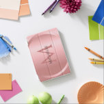 Rosegold Elegant Monogrammed Modern mall iPad Mini Skydd<br><div class="desc">Rosegold Elegant Monogrammed Modern Mall iPad Smart Cover.</div>