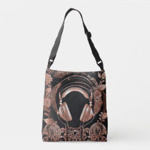 Rosegold Headphone Ai art