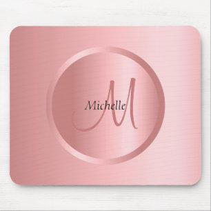 Rosegold Monogram Modern Elegant-mall Musmatta
