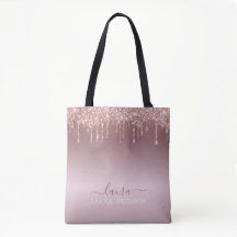 Roséguld droppar med logotyp