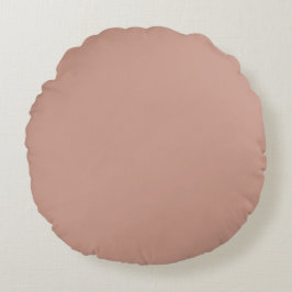 Roséguld enfärgad, modern, enkel, trendig rund kudde
