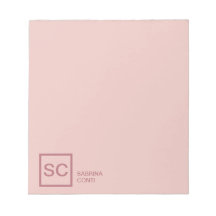 Roséguld färg professionell enkel monogramnamn