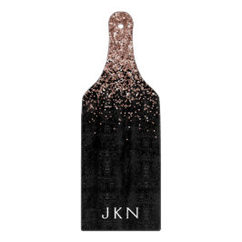 Roséguld Rodnad Rosa Glitter Förbokstäver