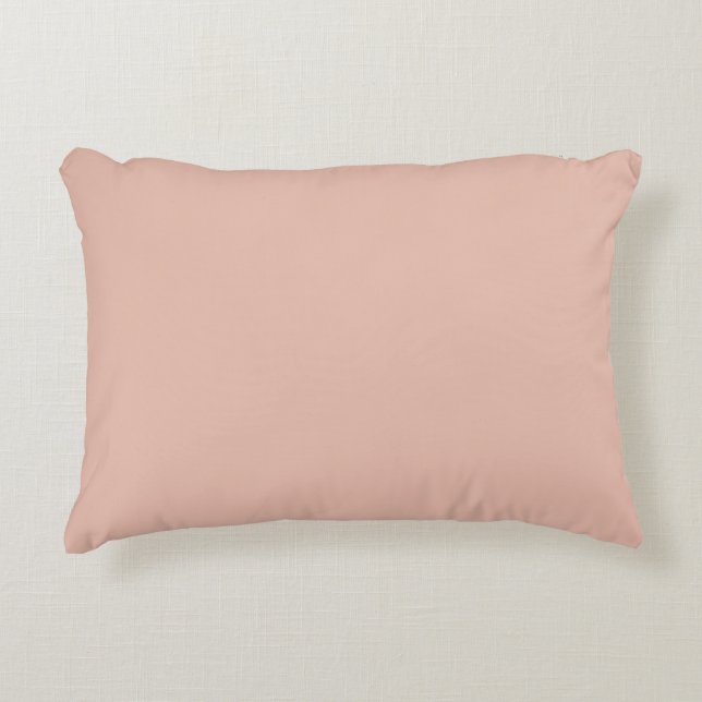Roséguld, Solid, Enkel, Modern Prydnadskudde (Framsidan)