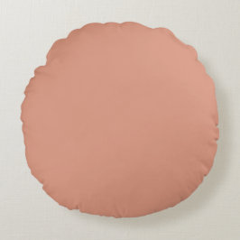 Roséguld Solid, Modern, Enkel Rund Kudde