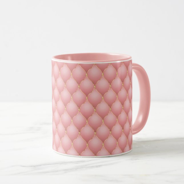Roséguld Tuffad Kaffemugg (Framsida höger)