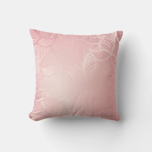 Roséguld vintage Damask  Kudde