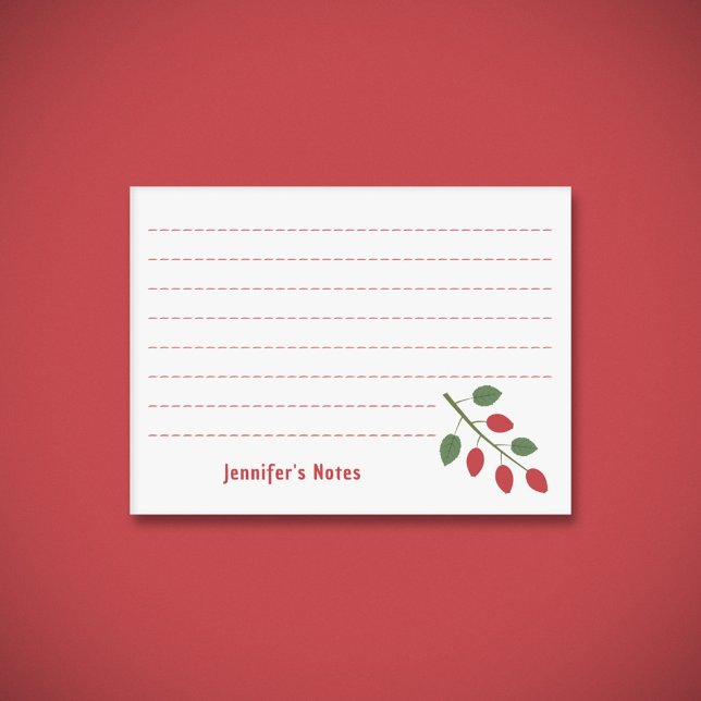 Rosehip Post-it Block (Rosehip Post-it Notes)