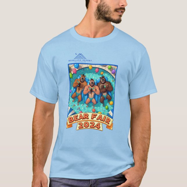 Roseland Bear Fair 2024 T-Shirt (Framsida)