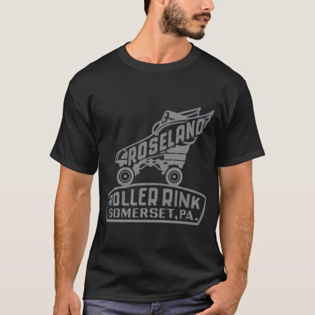 Roseland Roller Rink - Somerset, PA T Shirt (Framsida)
